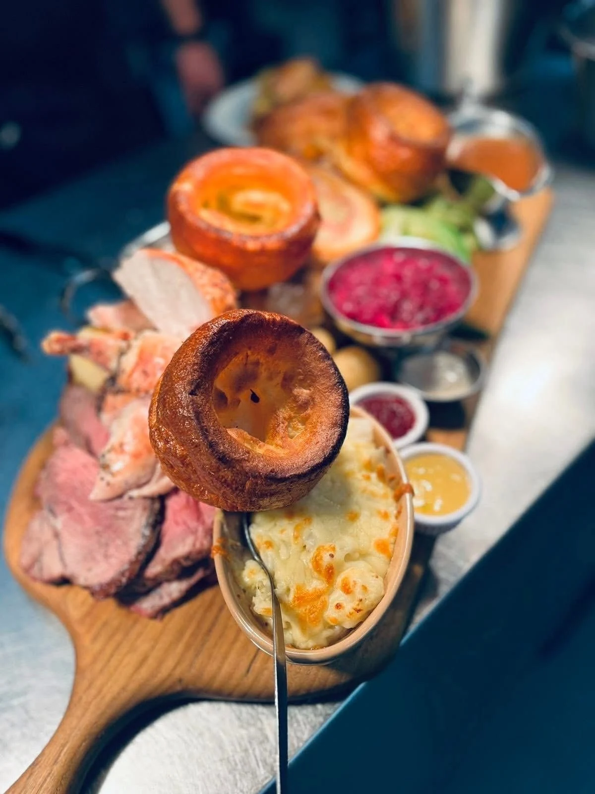Sunday roast served at The Greyhound Inn